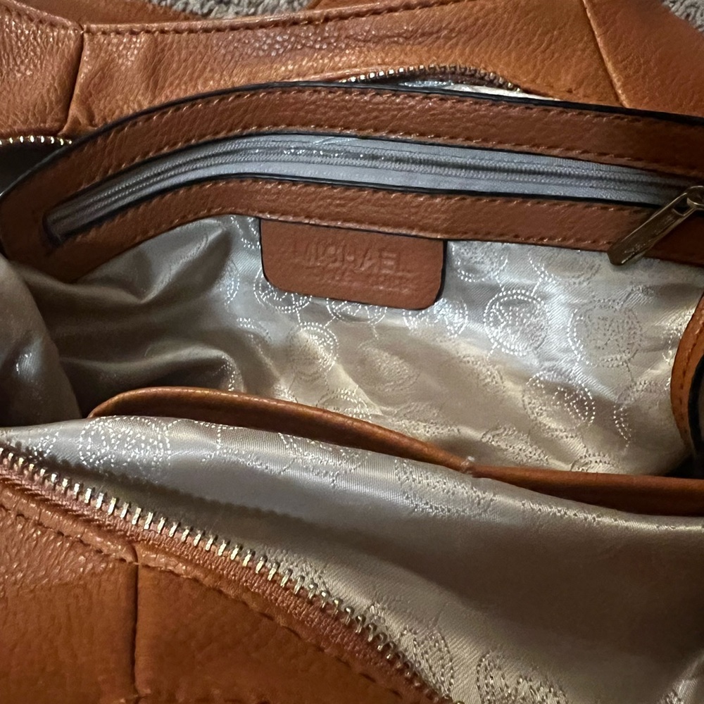 Michael Kora brown leather hobo bag - Picture 5 of 10